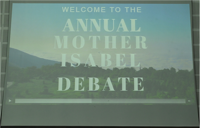 MOTHER ISABEL DEBATE