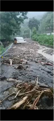 Nature's fury hits Mussoorie