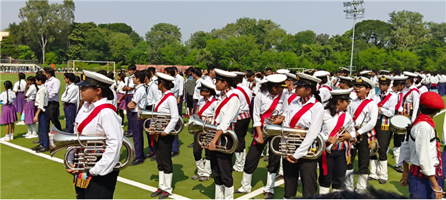 Sansad Khel Mahotsav, Band Display, Jhansi