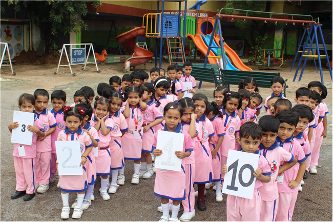 Number Recognition Activity - (LKG A & B)
