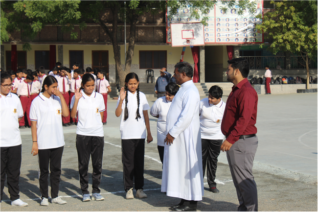 Volley Ball Match - NCC Girls