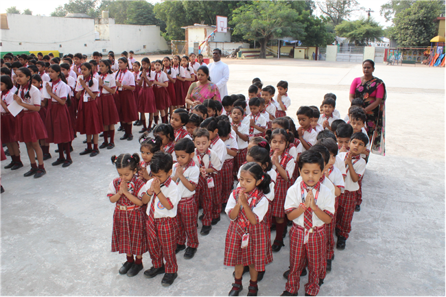 LKG & UKG  Morning Assembly