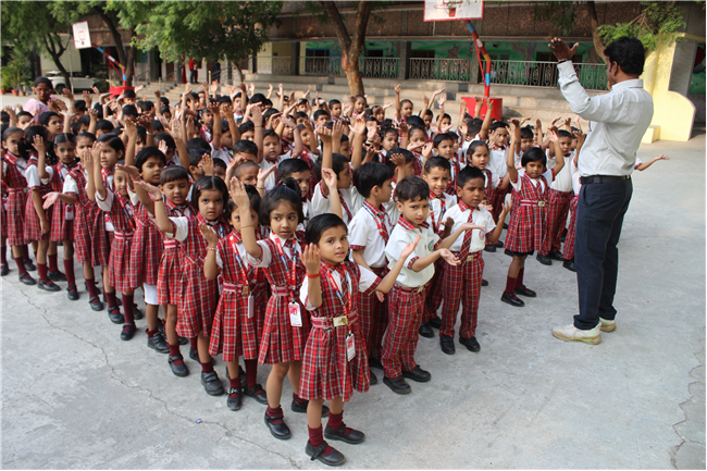 LKG & UKG  Morning Assembly