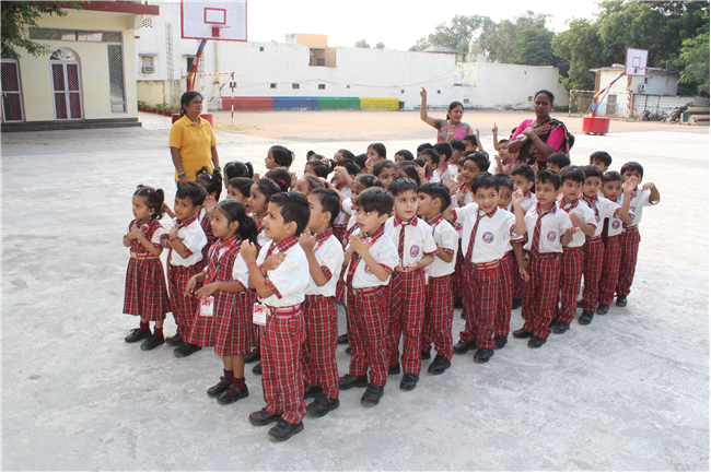 LKG & UKG  Morning Assembly