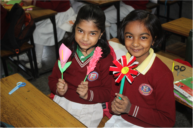Flower Making Activity - Class 2