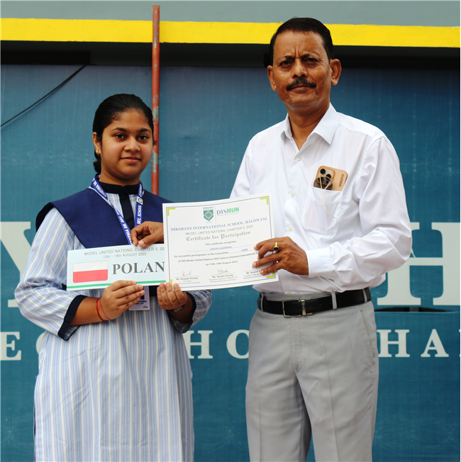 DISMUN Award Ceremony - 2025