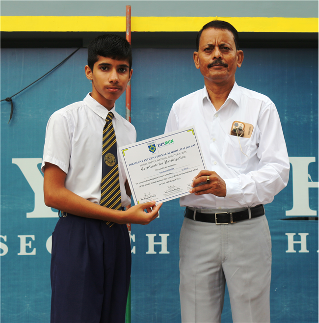 DISMUN Award Ceremony - 2025
