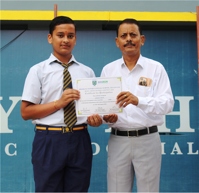DISMUN Award Ceremony - 2025