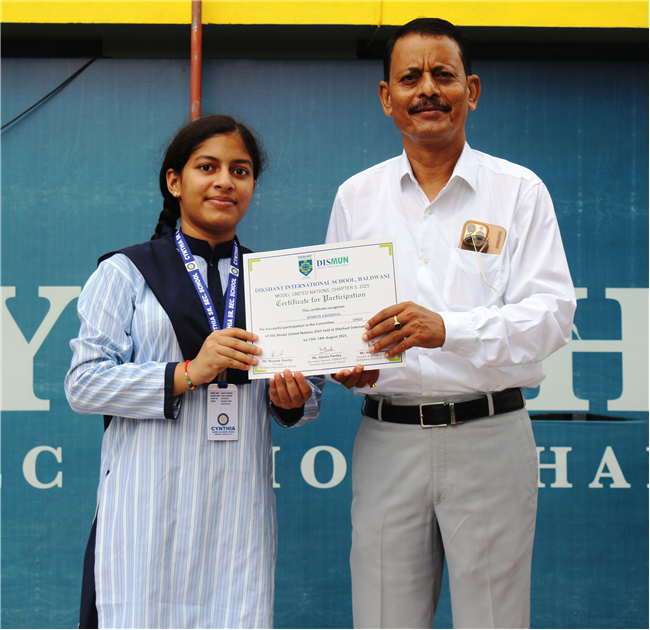 DISMUN Award Ceremony - 2025