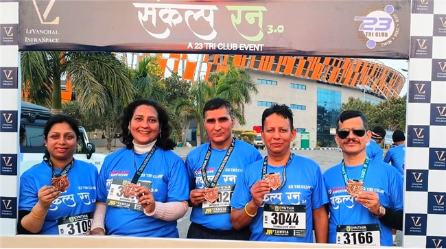 Sankalp Run 3.0 at Indira Gandhi Stadium