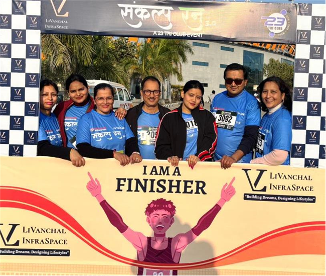 Sankalp Run 3.0 at Indira Gandhi Stadium