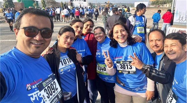 Sankalp Run 3.0 at Indira Gandhi Stadium