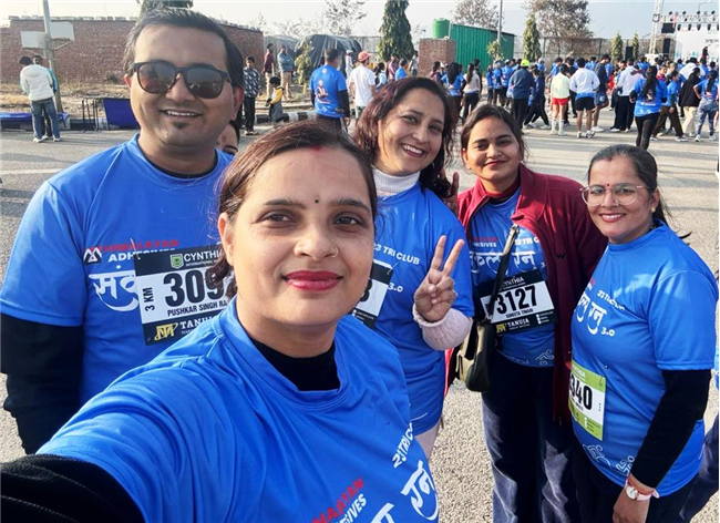 Sankalp Run 3.0 at Indira Gandhi Stadium