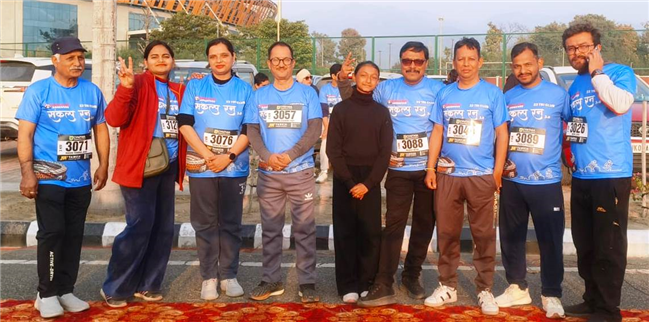Sankalp Run 3.0 at Indira Gandhi Stadium