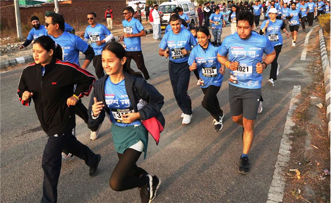 Sankalp Run 3.0 at Indira Gandhi Stadium