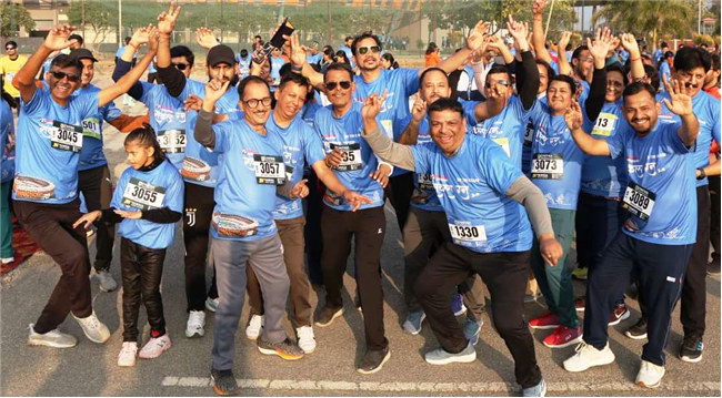 Sankalp Run 3.0 at Indira Gandhi Stadium