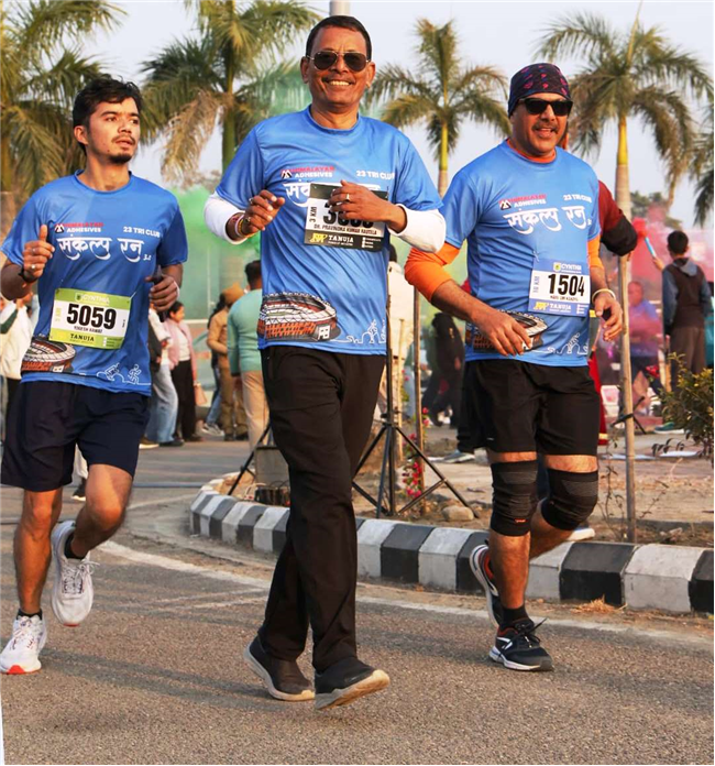 Sankalp Run 3.0 at Indira Gandhi Stadium