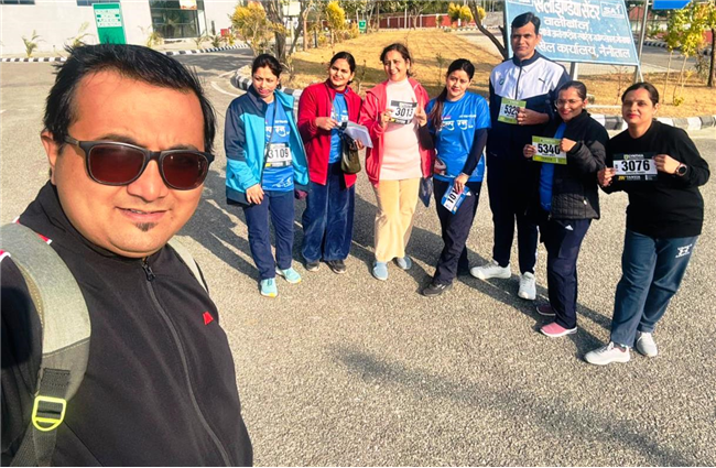 Sankalp Run 3.0 at Indira Gandhi Stadium