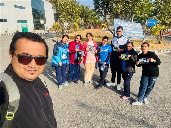 Sankalp Run 3.0 at Indira Gandhi Stadium