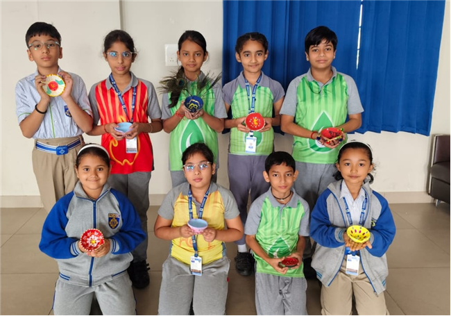 Diya Decoration and Stick Puppets Making