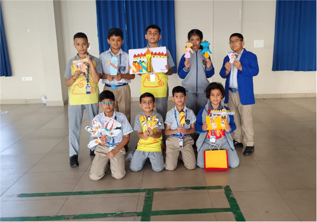 Diya Decoration and Stick Puppets Making