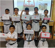 Class II organised “First Aid Box Making Activity”
