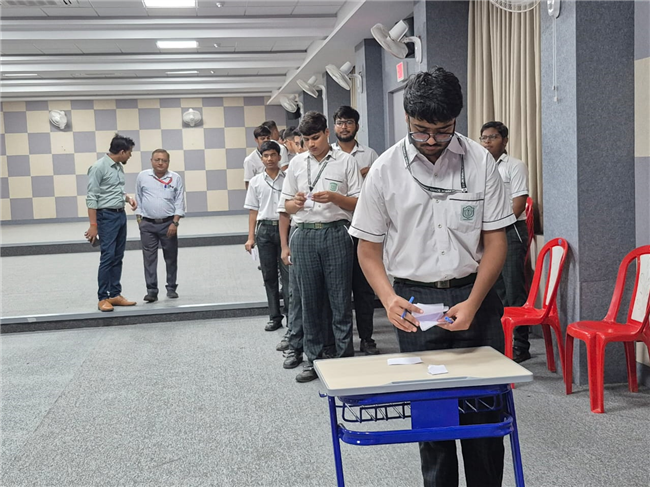 Democracy in action was witnessed at DPS Shaheedpath