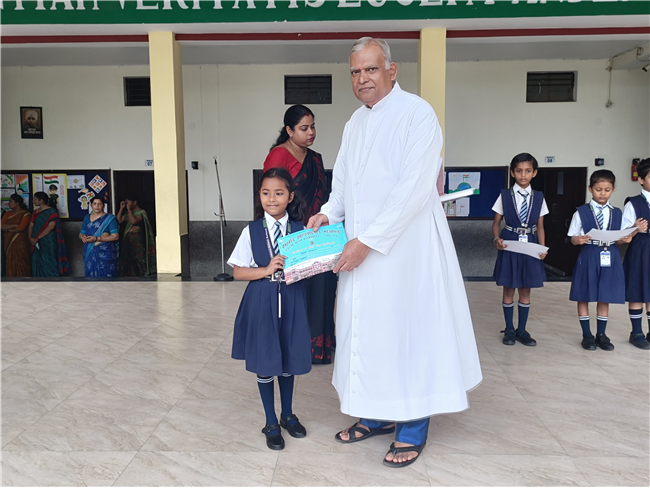 Prize Distribution/Certificate - Solo song Competition/Inter house group dance Competitionn
