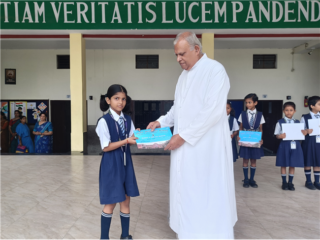 Prize Distribution/Certificate - Solo song Competition/Inter house group dance Competitionn