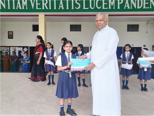 Prize Distribution/Certificate - Solo song Competition/Inter house group dance Competitionn