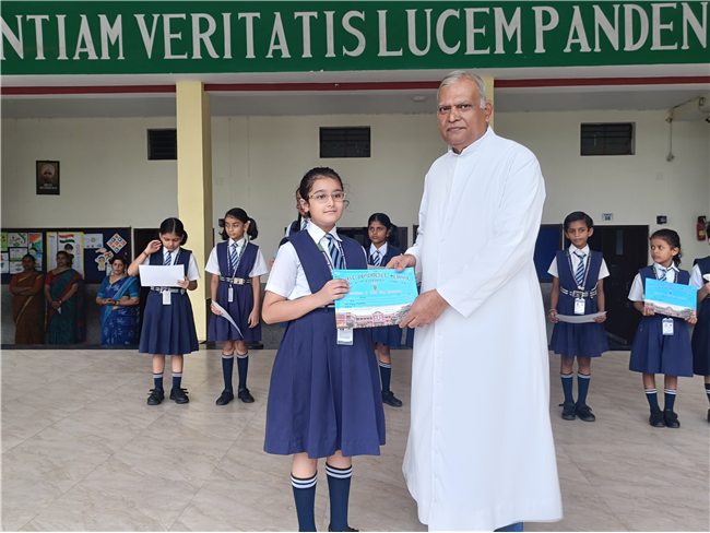 Prize Distribution/Certificate - Solo song Competition/Inter house group dance Competitionn