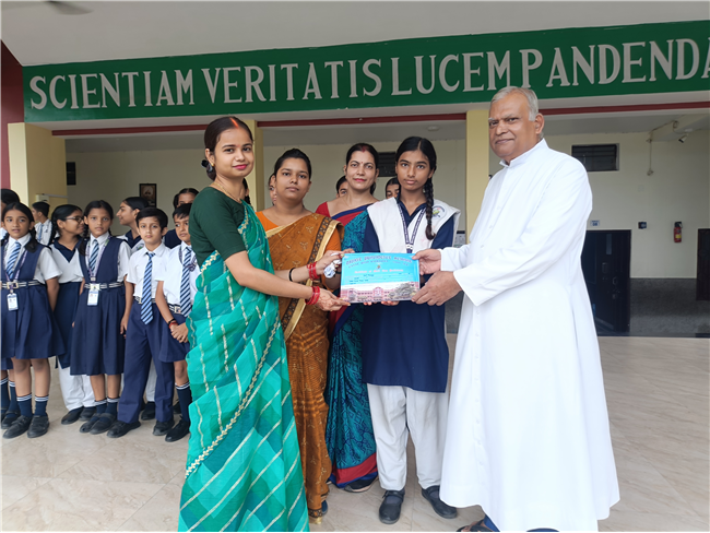 Prize Distribution/Certificate - Solo song Competition/Inter house group dance Competitionn