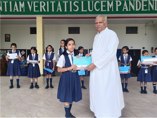 Prize Distribution/Certificate - Solo song Competition/Inter house group dance Competitionn