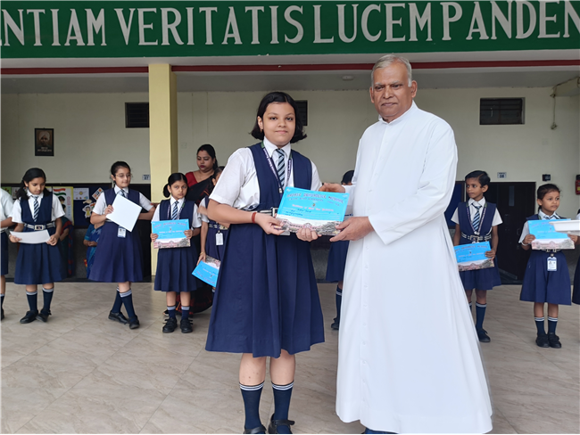 Prize Distribution/Certificate - Solo song Competition/Inter house group dance Competitionn