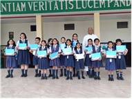 Prize Distribution/Certificate - Solo song Competition/Inter house group dance Competitionn