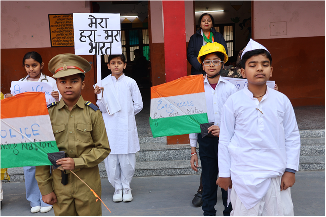 77TH REPUBLIC DAY CELEBRATION AT JUNIOR WING