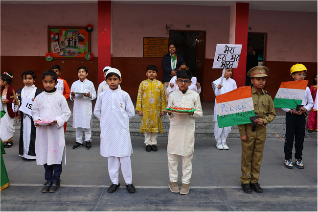 77TH REPUBLIC DAY CELEBRATION AT JUNIOR WING