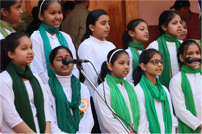 77TH REPUBLIC DAY CELEBRATION AT JUNIOR WING