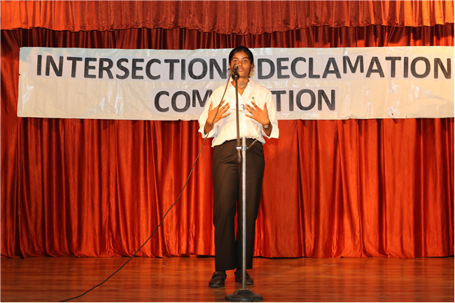 Inter Section Declamation Competition grade 10