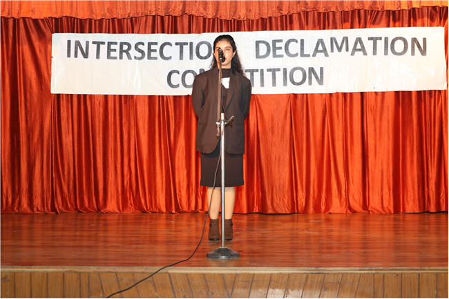 Inter Section Declamation Competition grade 10
