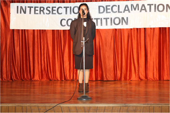 Inter Section Declamation Competition grade 10