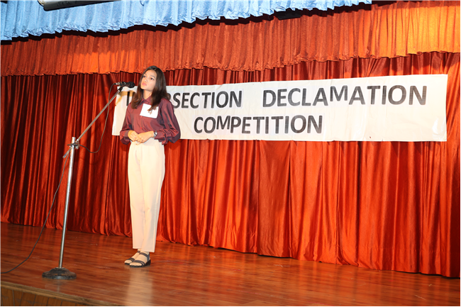 Inter Section Declamation Competition grade 10