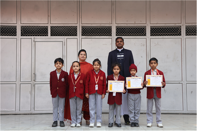 Certificate Distribution For Frog Race, 50 Meter Race and 100 Meter Race At Junior Wing