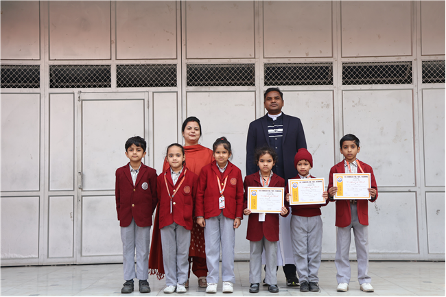 Certificate Distribution For Frog Race, 50 Meter Race and 100 Meter Race At Junior Wing