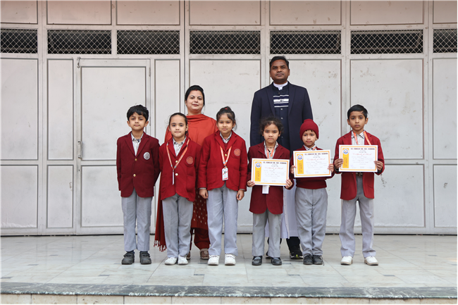 Certificate Distribution For Frog Race, 50 Meter Race and 100 Meter Race At Junior Wing