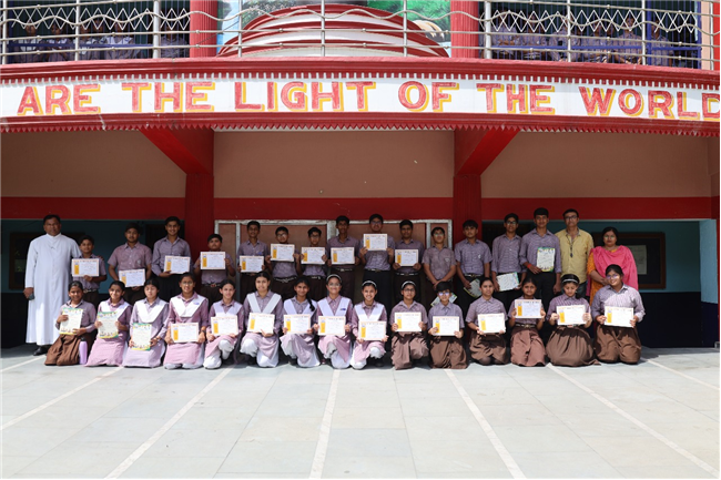 Distribution of Certificates to the Inter House Carrom, Chess and Table Tennis Competition