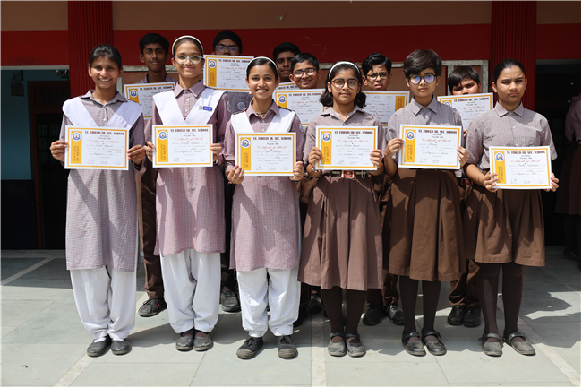 Distribution of Certificates to the Inter House Carrom, Chess and Table Tennis Competition