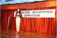 Inter Section Declamation Competition grade 10