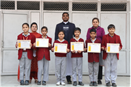Certificate Distribution For Frog Race, 50 Meter Race and 100 Meter Race At Junior Wing