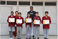 Certificate Distribution For Frog Race, 50 Meter Race and 100 Meter Race At Junior Wing